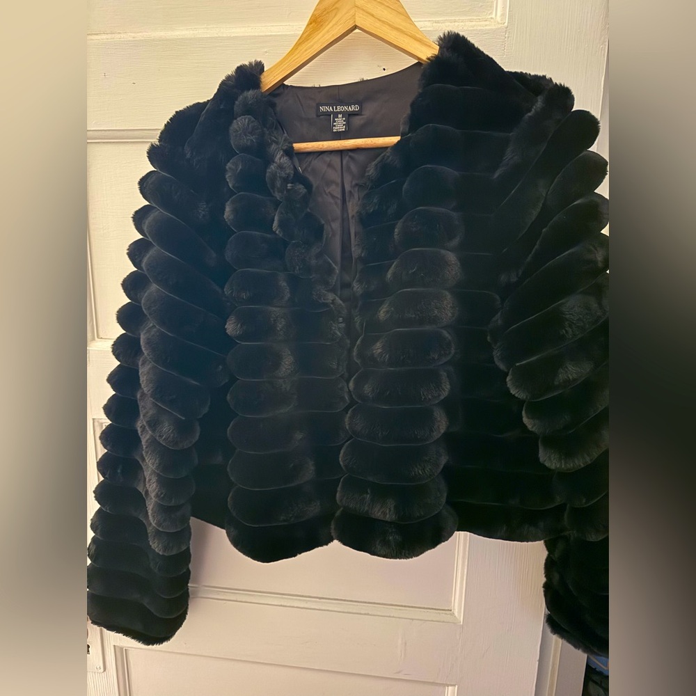 Furry Bolero Coat